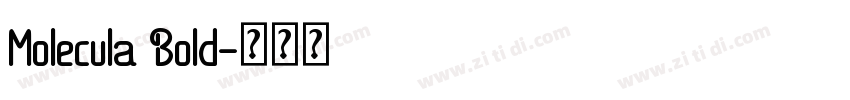 Molecula Bold字体转换